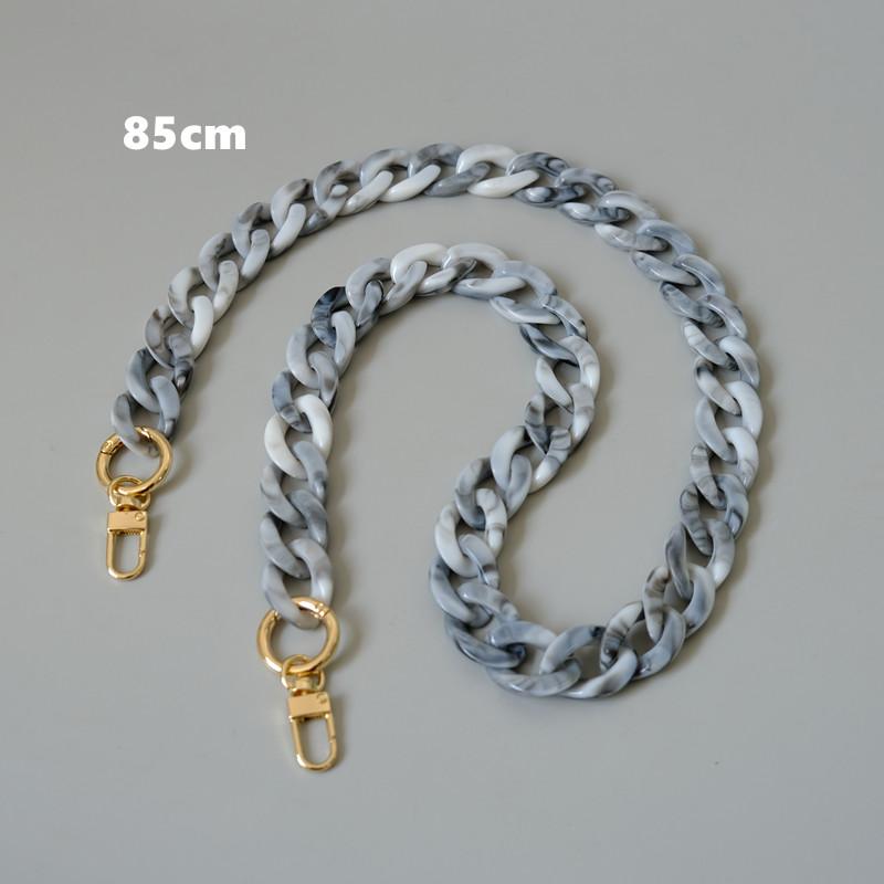 New Fashion Woman Handbag Accessory Chains Detachable Replacement White Red Blue Bag Strap Women Shoulder Resin Phone Case Chain