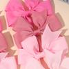10Pcs Baby Girls Solid Bow Hair Clips Grosgrain Ribbon Bownot Hairpins Children Headwear Hair Accessories