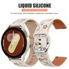 18mm 20mm 22mm Universele Band Voor Samsung Galaxy 7 6 5 4 FE 40mm 44mm Band Gravering Print Siliconen Polsband voor Huawei GT6 GT5 GT4 41mm 46mm Band