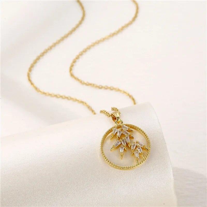 Sonnenblumen Anhänger Halskette Für Frauen AAA Zirkon Kristall Kleine Blume Kette Schlüsselbein Halskette Party Geburtstag Choker Schmuck Geschenke