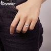 BAMOER 3.5CT CZ Oval Cut Ring 925 Silver 4 Prongs Halo Engagement Band Ring for Women Wedding Promise Jewelry Gift