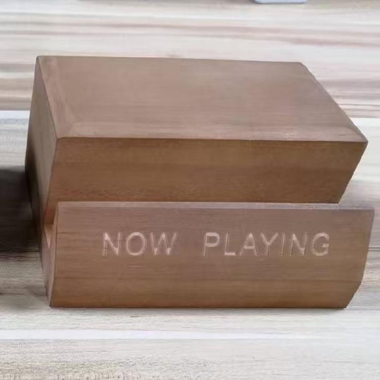 Space Efficient Wooden Cds Storage Rack Vinyls Record Organizers Record Holder With NonToxic Finish For Homes Use