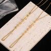 Stainless Steel Colorful Crystal Hand Chain Bracelet For Women Fashion Gold Color Water Drop Finger Bangle Bracelet Hand Jewelry