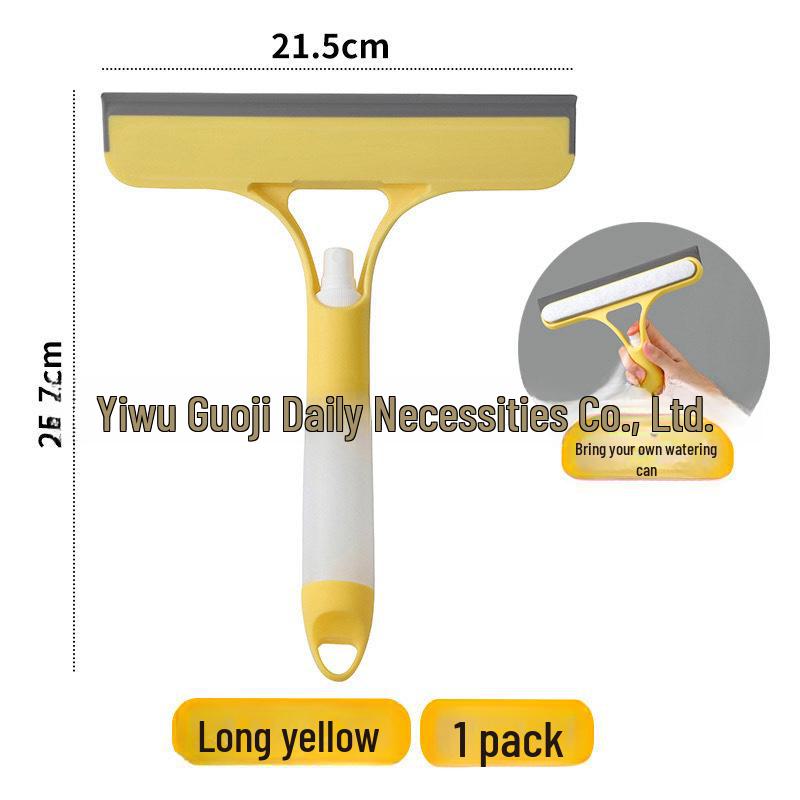 Double-Sided Glass Cleaning Wiper with Nozzle – Streak-Free Multifunctional Brush