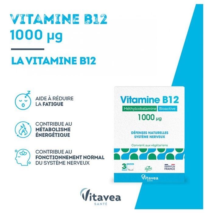 Vitavea Vitamin B12 Methylcobalamin Bioaktiv 90 Tabletten