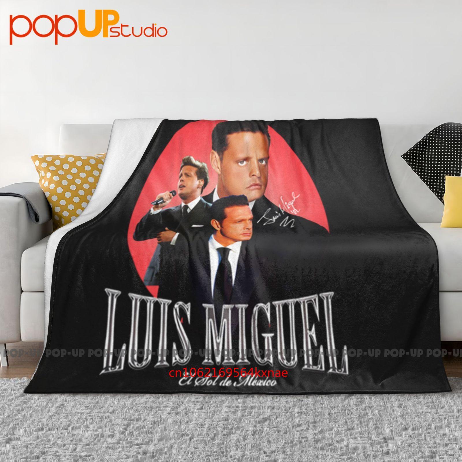 Ультрамягкое одеяло-покрывало с автографом Луиса Мигеля Зимнее покрывало для дивана Постельное белье 30x40in