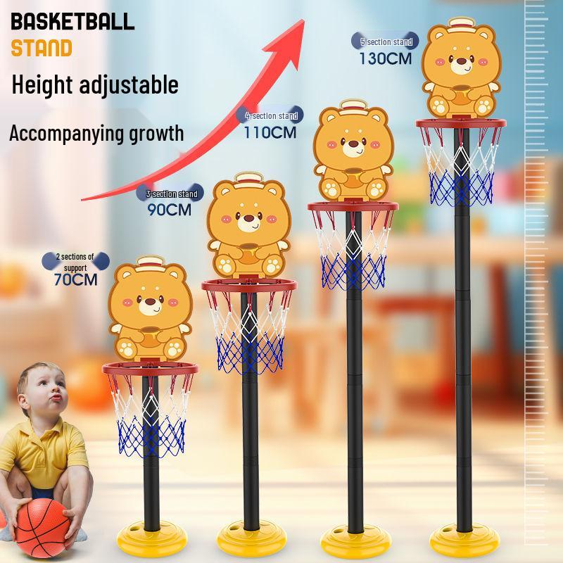 Adjustable Height Basketball Hoop for Kids - Indoor/Outdoor Play