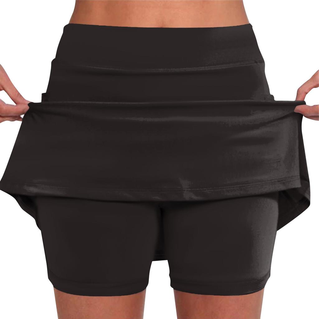 2PC elastické kalhoty na jógu pro ženy Jednobarevné sportovní šortky Lehké Skinny Pevné Joggery s vysokým pasem