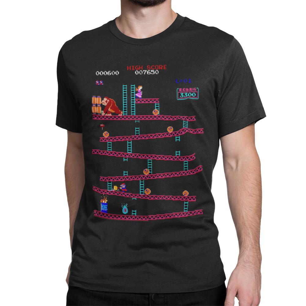 

Retro Donkey Kong 1 Up Level Series Mario Nintendo Game T-Shirt Herren S