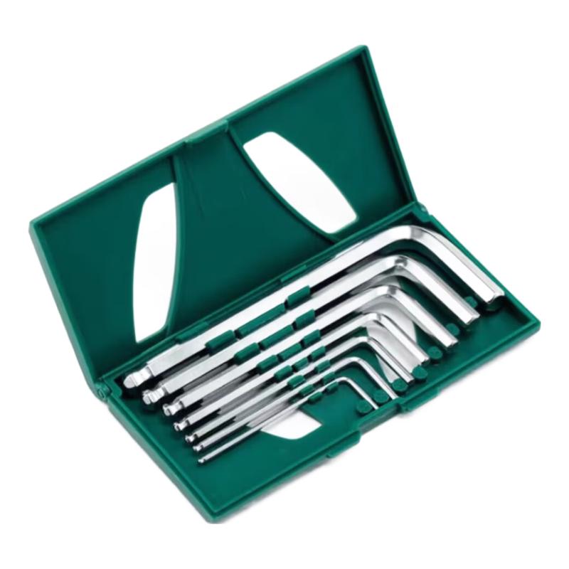 SATA 09125 Ball-End Metric Extra Long L-Type Hex Key Set, 7-Piece