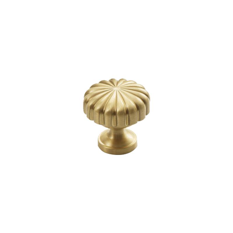25/30MM European pure Brass Handle solid single hole Cabinet Door Drawer wardrobe gold light luxury copper handle Cabinet Knobs