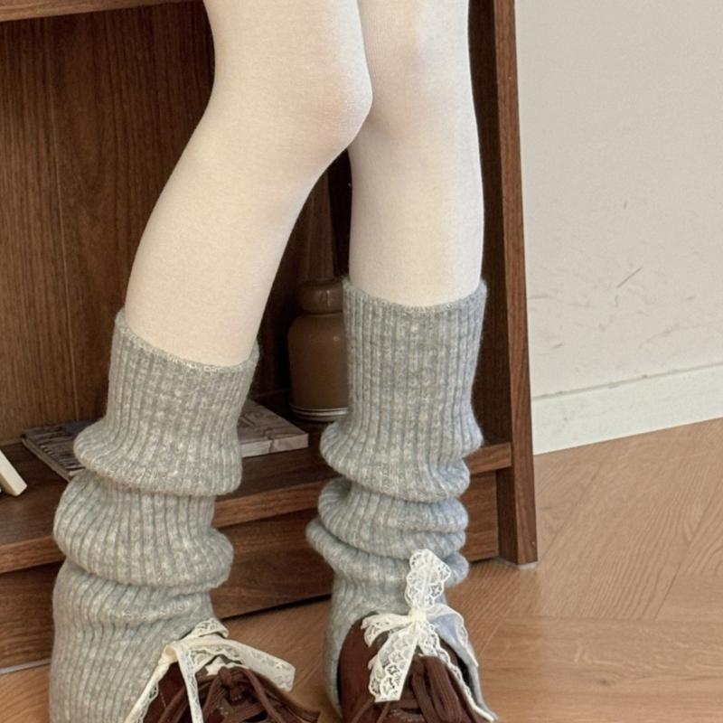 Acrylic Leg Warmers for Women Warm Soft Lightweight Long Socks Cold Weather Indoor Outdoor Activities