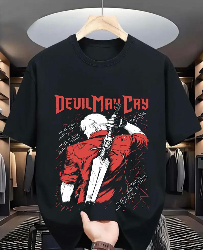 

Devil May Cry Данте Футболка Унісекс Сорочка Всі Розміри подарунок для дітей, мультяшний одяг M