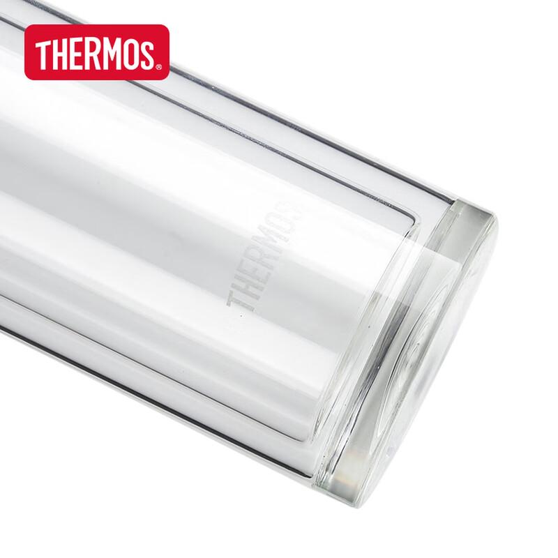 Thermos 400ml Double Wall Glass Tea Infuser Bottle