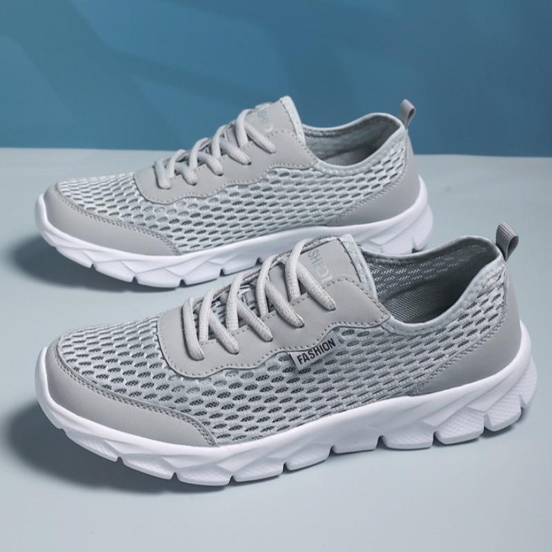 Fashion Men Sneakers Summer Lightweight Breathable Mesh Running Men's Shoes,anti Slip Wear-resistant Platform Sneakers  Tênis Masculino