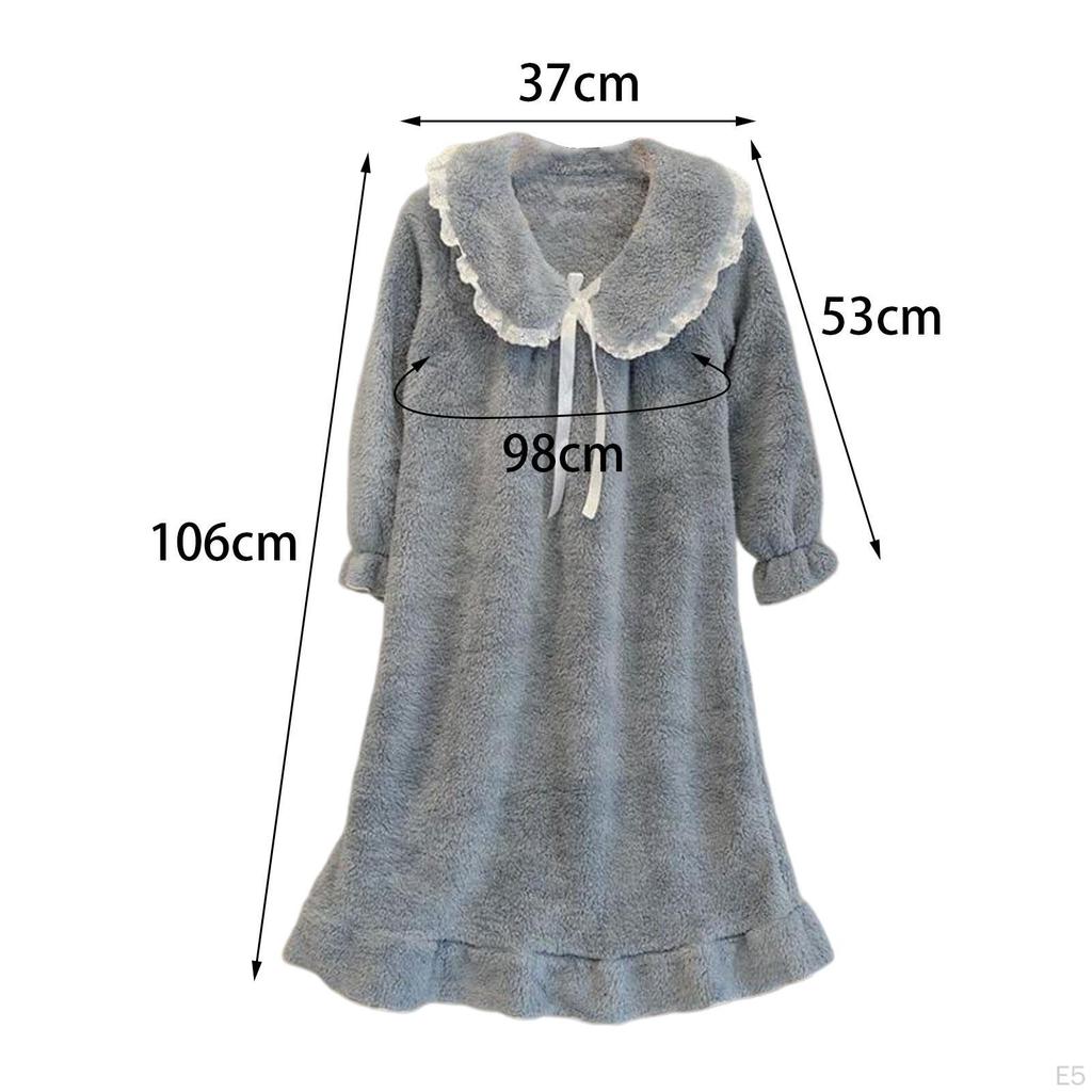 Ζεστό Νυχτικό για Γυναίκες - Ένα Μέγεθος για Όλες