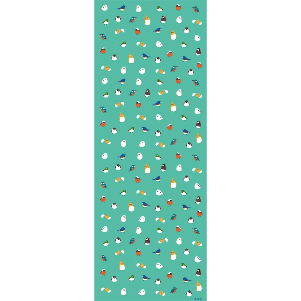 Hamamonyo Tenugui hand Little Bird (Japanese towel) -
