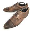 USED/IMMAGINAZIONE Leather Straight Tip Shoes 26.5 Brown Made In Japan