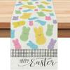 Easter’s Day Table Runner Merry Tablecloth  Holiday Table Decorations