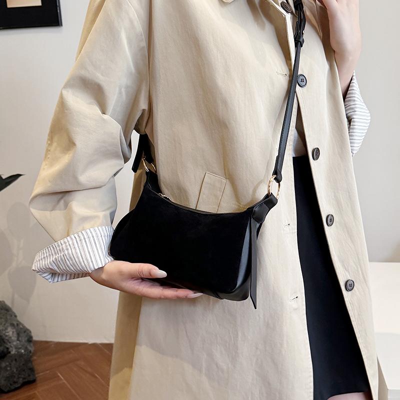 Deerskin Velvet Luxury Handbag Brand Designer High Quality Leather Women Crossbody Shoulder Bag Fashion Ladies Daily Use Bags