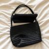 Retro Textured Weaving Handbag: Versatile Single Shoulder Vegetable Basket Bag