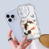Cartoon Pattern Cream Texture Casing Wavy Edge Soft Silicone Cover Phone Case for IPhone Samsung Huawei Honor Xiaomi Redmi Infinix Tecno