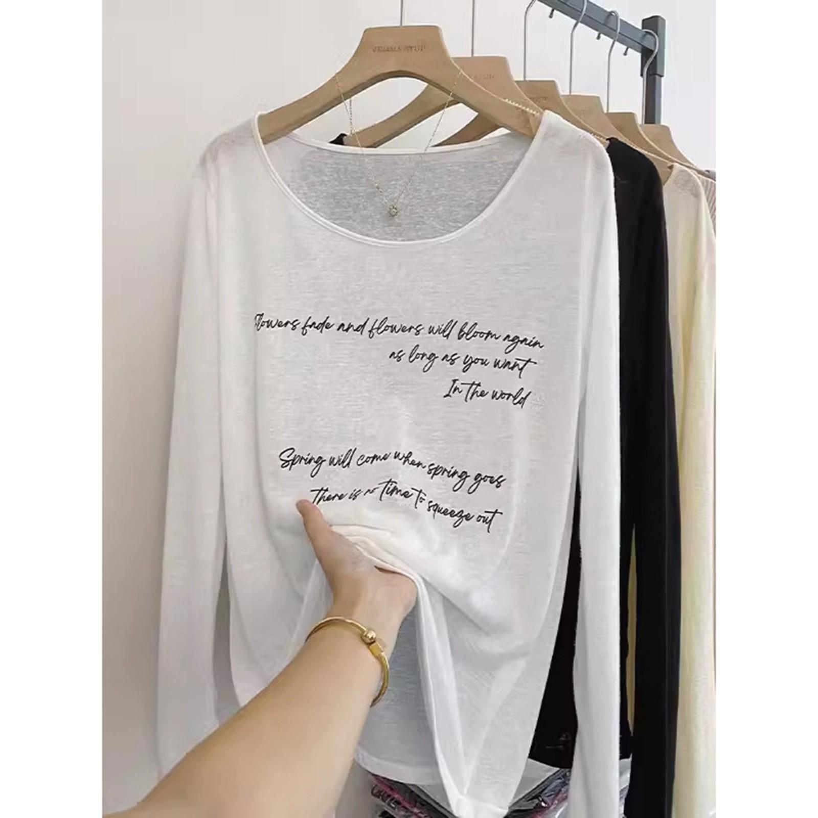 

Женский повседневный свободный свитер с длинными рукавами и круглым вырезом L белый