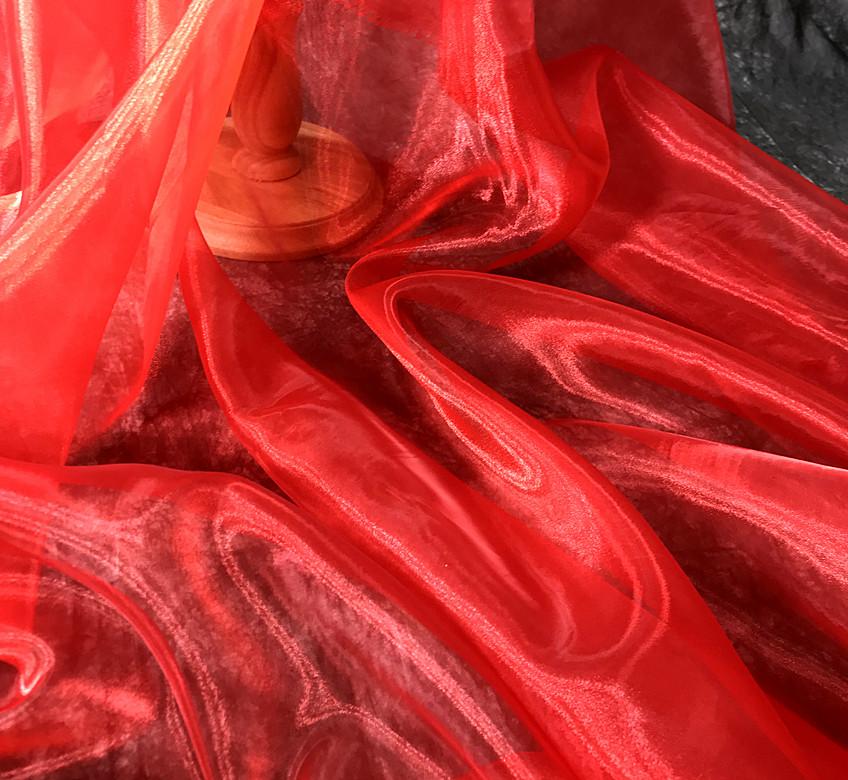 Fir de Cristal Strălucitor Plasă Mată cu Luciu de Apă Țesătură de Nuntă High-end Organza Crocantă Țesătură de Designer DIY Decorare Scenă Nuntă