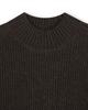 BESLOW [Be Slow X Fashion Tube Shack] Mock Neck Short Sweater Brown