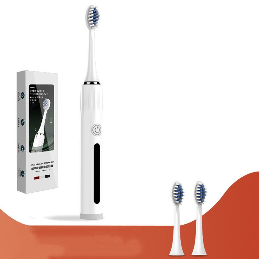 Long-Lasting Ultrasonic Toothbrush Waterproof Kids Adults Brush Portable Oral Cleaning Tool Unisex