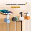 Rotatable Desktop Cable Organizer for Mobile Charging