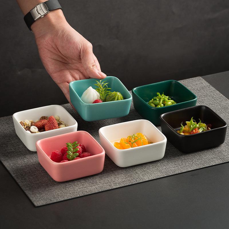 Japanese Hot Pot Restaurant Dipping Sauce Plates, Home Snack Plates, Restaurant Flavor Plates, Hotel Snacks, Nut Plates, Ktv Dim Sum Plates
