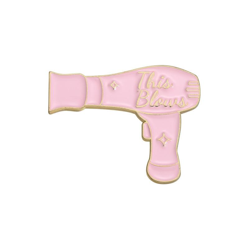 Trendy Cartoon Letter Brooches With Unique Geometric Designs Ideal For Lovers Fashion