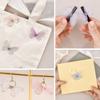 10pcs/Lot 5cm Double Layer Lace 3D Butterfly Applique Simulation Mesh For Handmade Clothes Nail Hair Clip Wedding Decoration