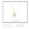 Women S Pisces Zircon Inlaid Clavicle Chain Luxury Simple Versatile Necklace With You For Life