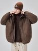 Men's Casual Warm Lambswool Cotton Jacket - Winter Plus Velvet Thick Stand Collar Coat