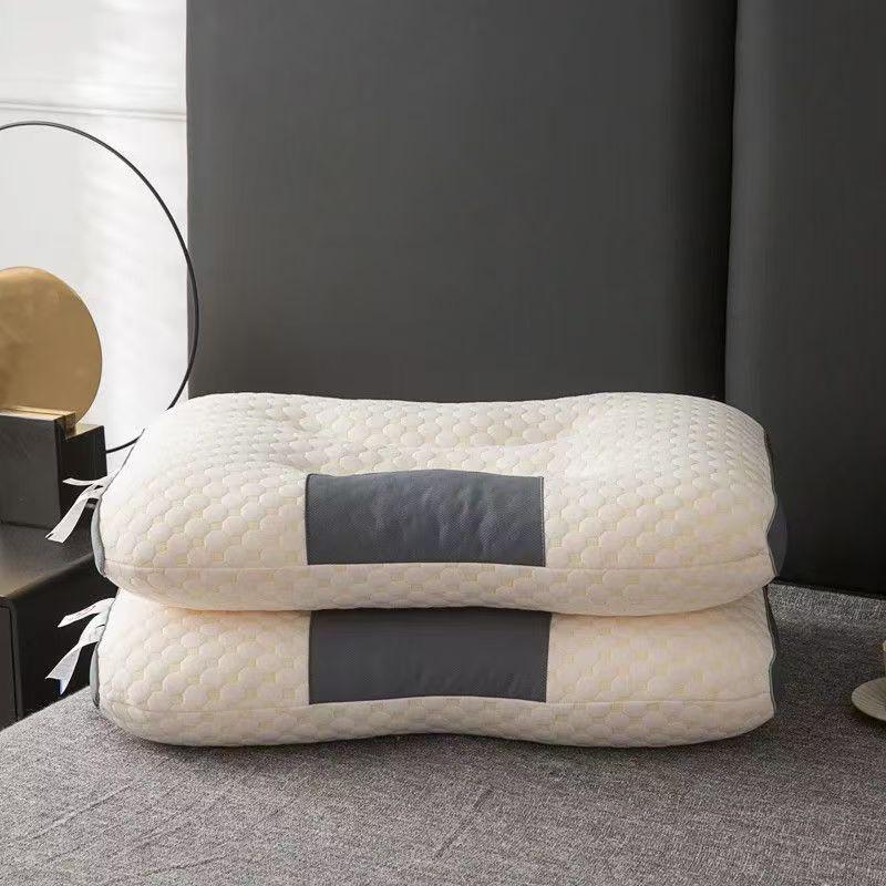 Orthopedic Knitted Pillow: Cervical Support for Deep Sleep, Perfect for Adults and Students At Home or Dorms.