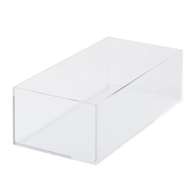 Stackable Acrylic W X D X 8cm Product Suitable for Clothing Storage Box, Medium, Approx. 25.2cm 12.6cm H, Number 44089576, Transparent,