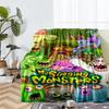 My Singing Monsters Playground Theme Printed Blanket - Perfect for Couch, Bed, Travel & Outdoor Use | Machine Washable, Cozy & Durable.