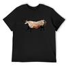 Lascaux Bull T-Shirt Anime Tshirt Clothing Plain Baggy Shirts Designer T Shirt Men