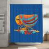 Colorful Insect Shower Curtain Modern Abstract Nature Decor Bathroom Fabric Waterproof Home Decor