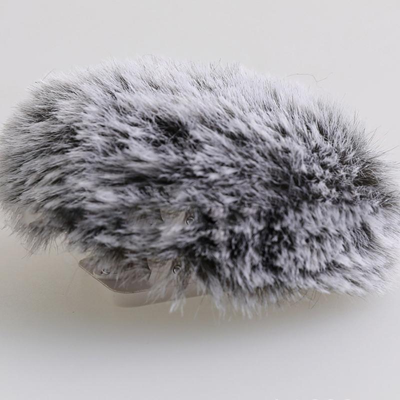 2Pcs Windscreen Cover for Omic Lavalier Microphones Windshield Artificial Furs Wind Screen Furry Sleeve