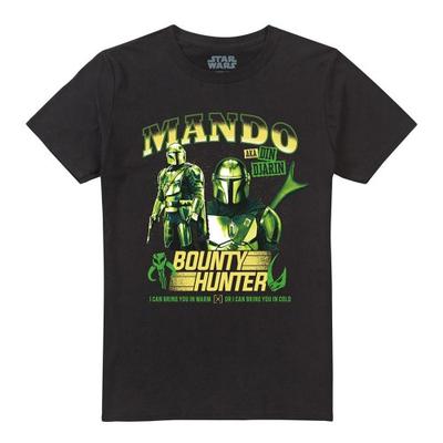 Star Wars: The Mandalorian Unisex Adult Bounty Hunter Mando T-Shirt