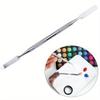 1pc Stainless Steel Spatula Professional Mirror Lady Mixing Tool for Nail Eye Shadow Eyelash Pigment Blending Foundation