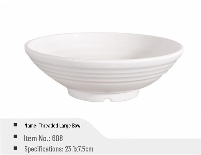 Wuhe 9.1-inch A5 Melamine Rice Bowl