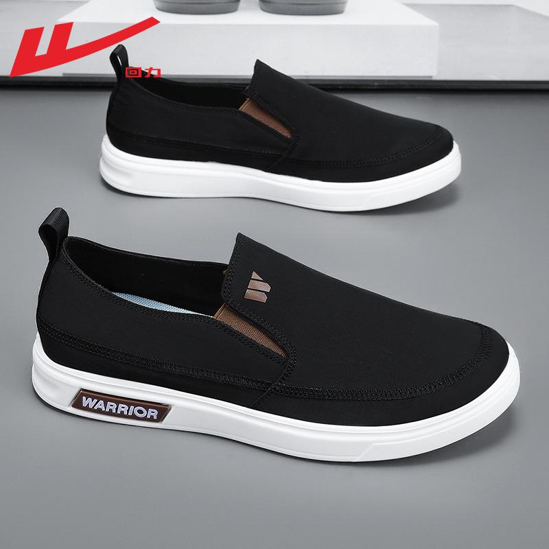 

Men s shoes cloth shoes men s summer breathable one-pedal light soft-soled walking shoes sports and leisure shoes men 39 чёрный