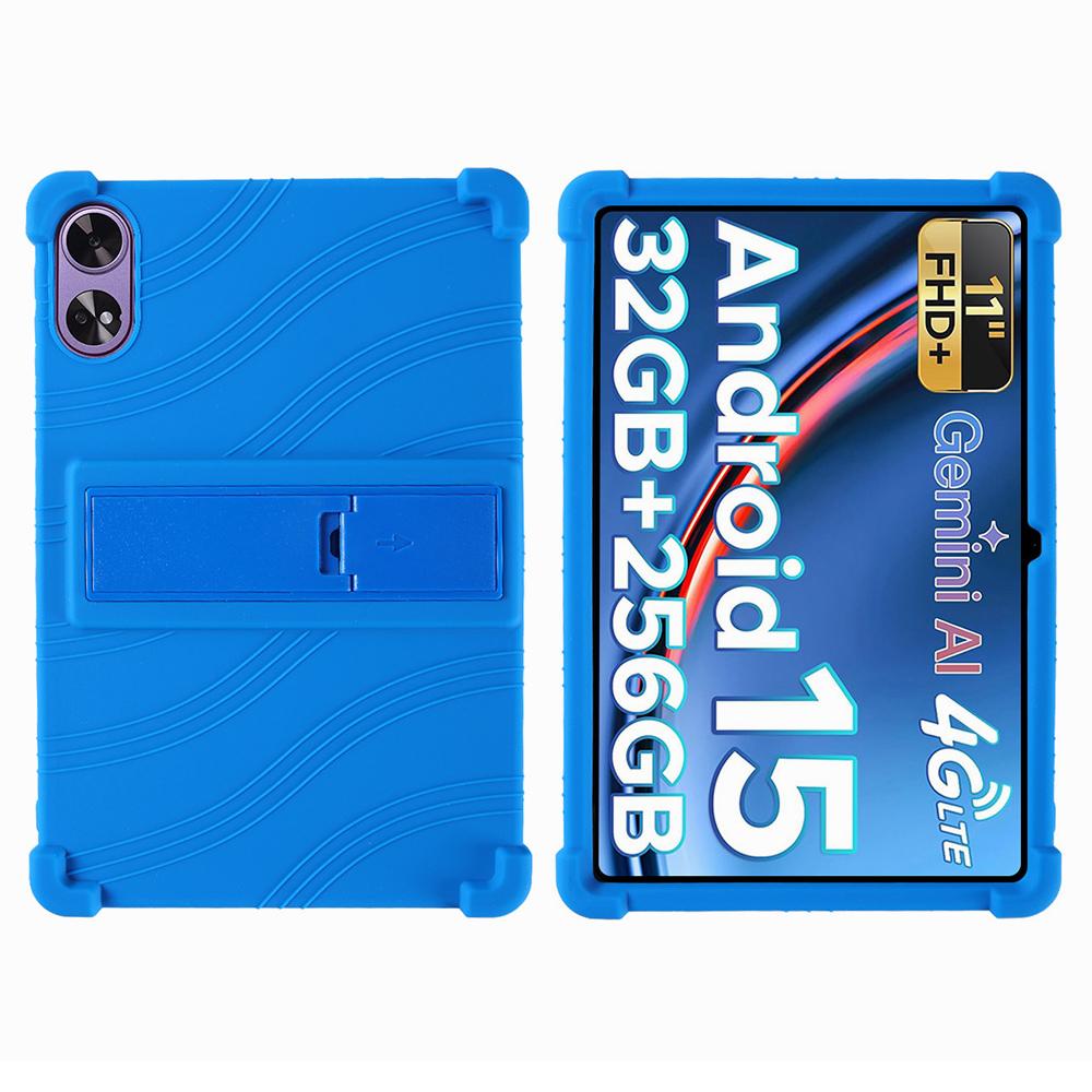 

Для Doogee Tab G6+ Чохол Регульована підставка Силіконовий Захисний Чохол для Планшета Dark Blue