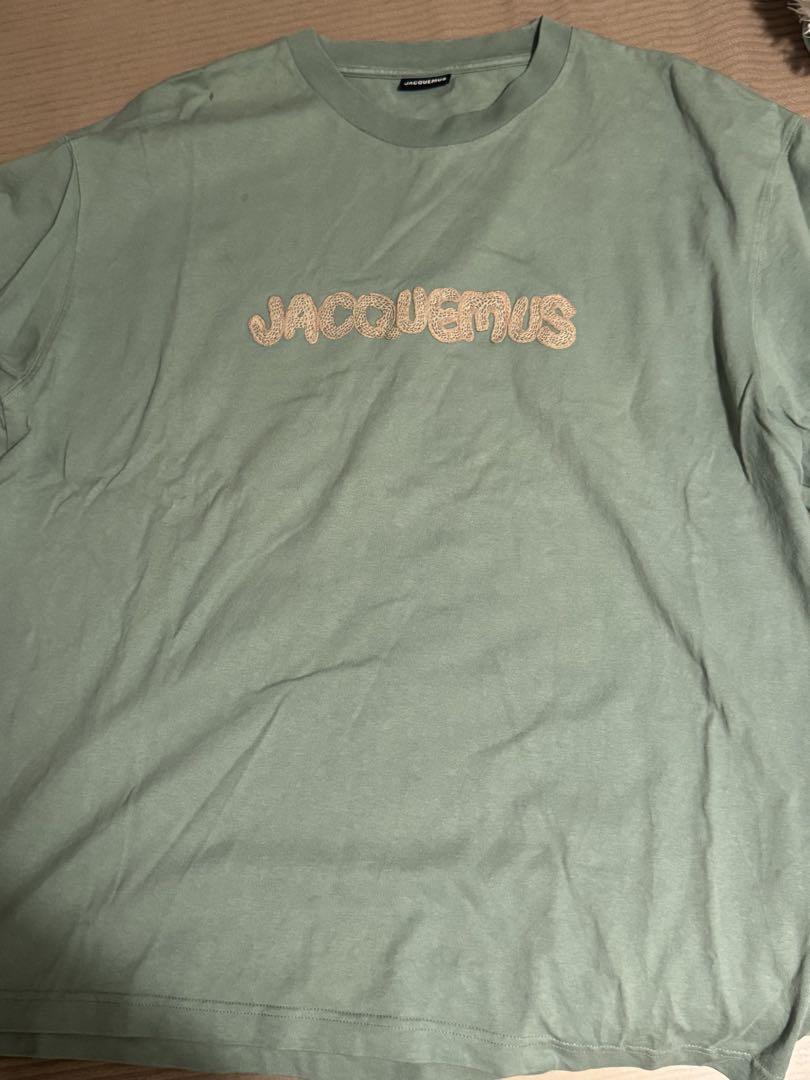 

[USED] JACQUEMUST shirt, size L, RAPHIA logo/STEEGREEN