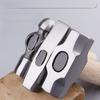 1PCS Multi Purpose Hammer Carbon Steel Head Rubber Smashing Walnut Round Head Wooden Handle Hammer Hand Tool