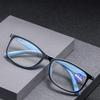 Fashion Square Frame Presbyopia Glasses Blue Light Blocking Ultra Light Reading Glasses for Men Women +4 0